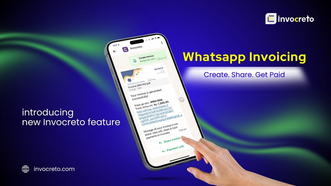 India's 1st WhatsApp invoicing Generator
