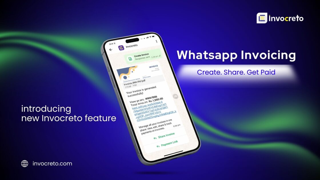 India's 1st WhatsApp invoicing Generator