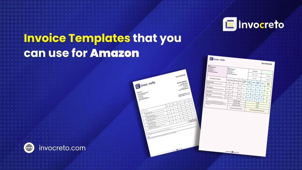 Invoice automation software: Invoice Templates that you can use for Amazon
