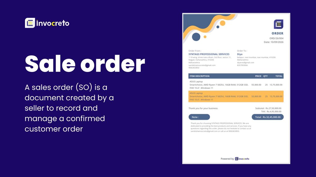 What Is a Sales Order?