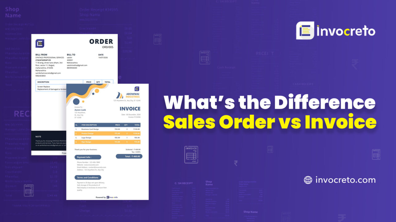 What’s the Difference Between a Sales Order and an Invoice?